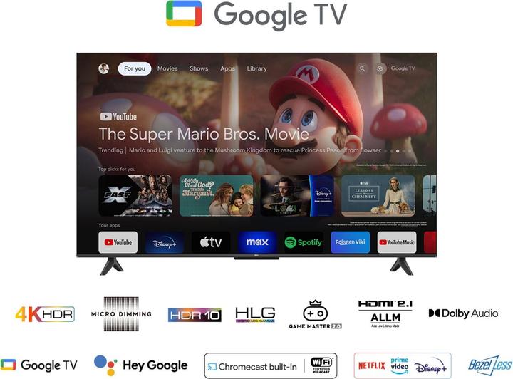 Actual product image TCL 55P655 (55", LCD, 4K, 2024)