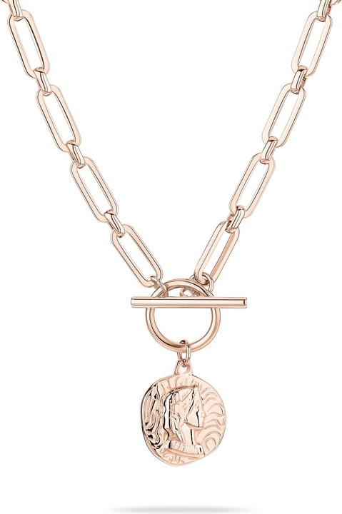 Tamaris Modern Bronze Coin Necklace TJ-0440-N-45 (Edelstahl, 45 cm)