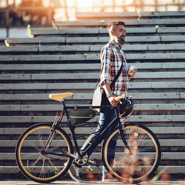 Produktbild Relaxdays Fahrrad Dreieckstasche (Rahmentasche)