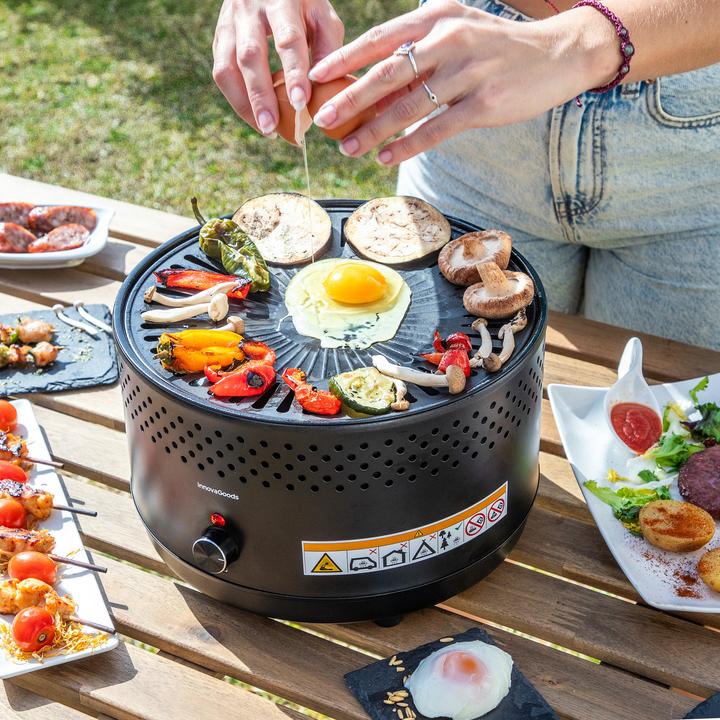 Image du produit InnovaGoods Barbecue portable au charbon sans fumée CleanQ