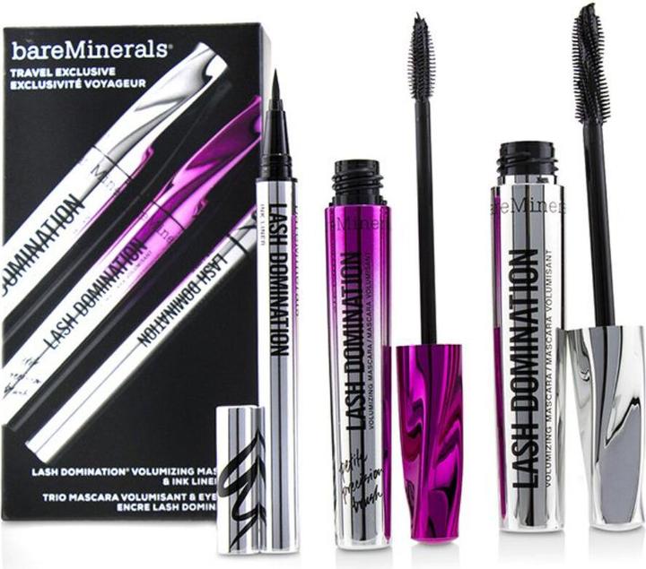 Produktbild Bare Minerals Bareminerals Travel Exclusive Set mit Lash Domination Volumizing Mascara Intense Black 8.5 Ml, Lash