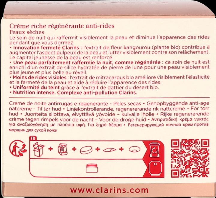 Produktbild Clarins Extra Firming Nuit - trockene Haut Nacht (50 ml)