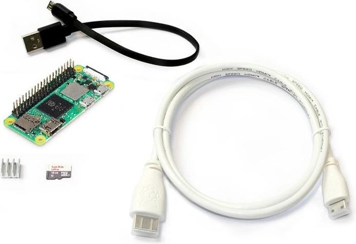 Produktbild HutoPi Raspberry Pi Zero 2WH - Budget Kit