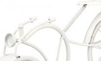 Produktbild Giftdecor Schmiedeeisen Fahrraduhr weiss 19,5cm (195 mm)