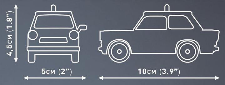 Actual product image Cobi Trabant 601 Police