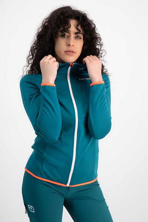 Produktbild Ortovox Fleece Light Grid Hoodie Damen Midlayer (XS)
