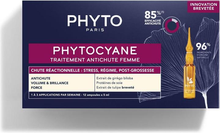 Image du produit Phyto Phytocyane Women Reac français 12 Fl 5 ml (Set soin capillaire)