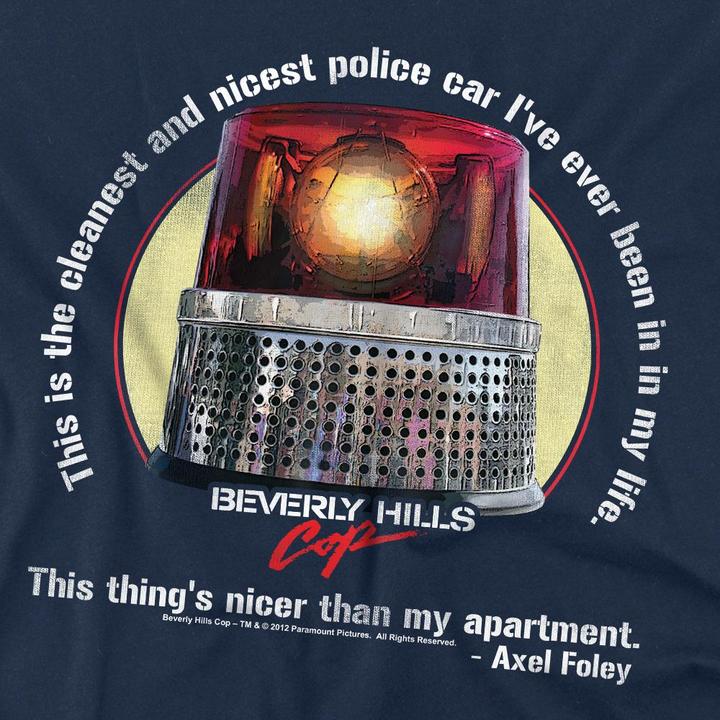 Produktbild Beverly Hills Cop Nicest Police Car TShirt (S)