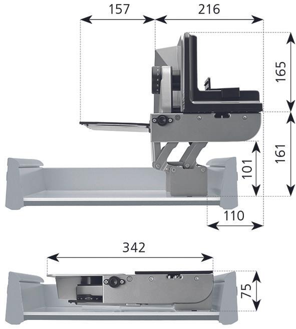 Actual product image Dr. Ritter Built-in slicer AES 72 SR