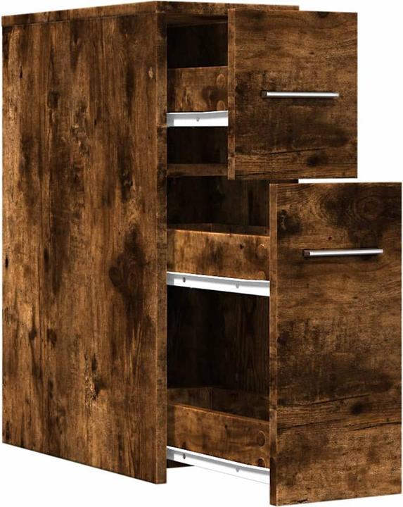 Produktbild VidaXL Badschrank Schmal mit Rollen