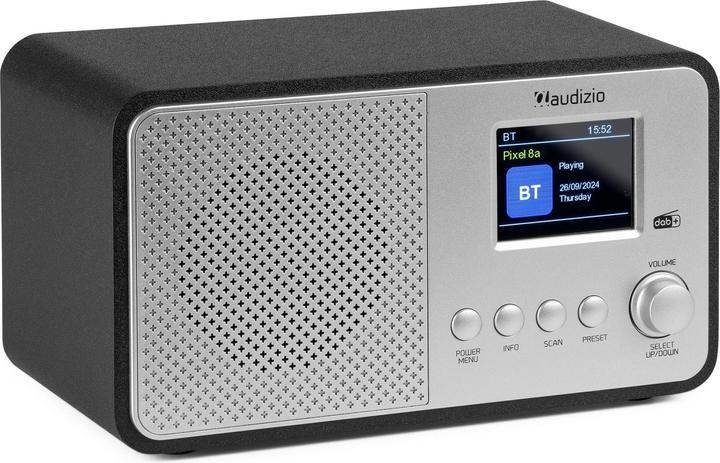 Immagine prodotto Audizio DAB+ Radio Avio Silber, Radio Tuner: FM, DAB+ (FM, DAB, Bluetooth)