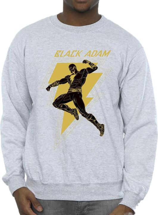 Immagine prodotto Felpa uomo nera Adam Golden Bolt in cotone (XXL)