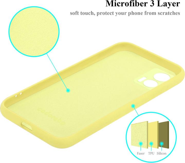 Actual product image Cadorabo Bumper TPU Liquid Silicone Case (Motorola Edge 30 Neo)