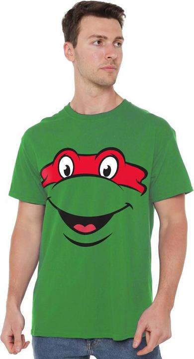 Actual product image Teenage Mutant NT Mens Raphael Smile T-Shirt (L)
