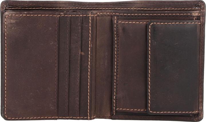 Actual product image Greenburry Tornado wallet RFID protection leather 9 cm