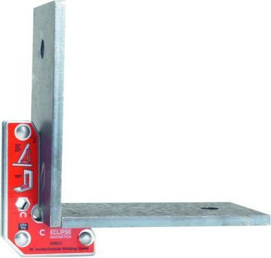 Actual product image Eclipse magnetics Welding bracket inside / outside angle (2 x)