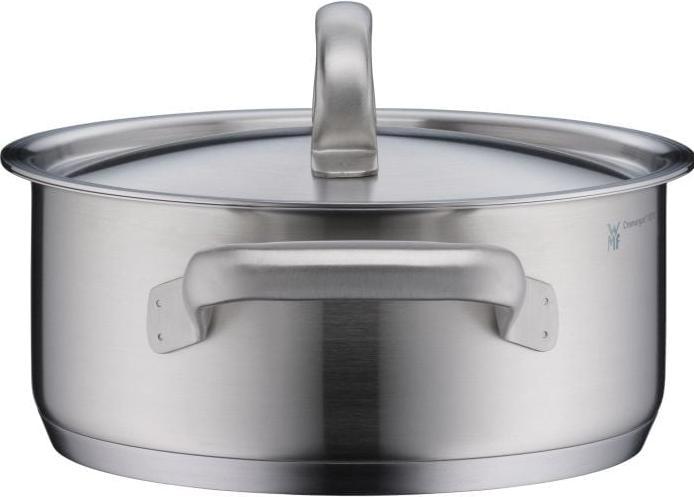 Immagine prodotto WMF Gourmet Plus Pentola per arrostire da 20 cm con coperchio (20 cm, Pirofila + casseruola, Acciaio inossidabile)