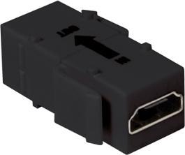 Produktbild LogiLink Keystone Modular Verbinder HDMI mit Repeater Einrastvorrichtung für Standard (HDMI)