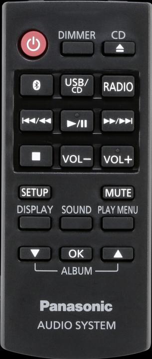 Produktbild Panasonic SC-PM602EG-S (Bluetooth, CD Player, 2x 20 W)