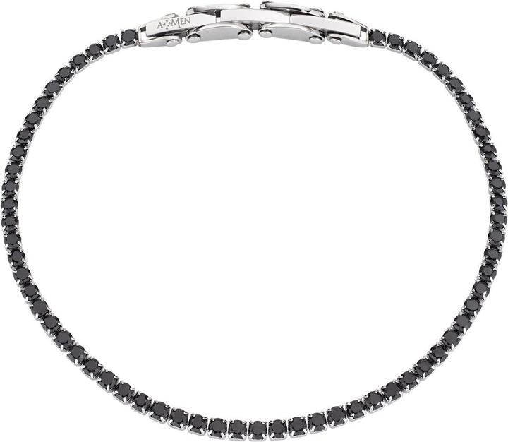 Amen Steel Armband (21 cm, Edelstahl)