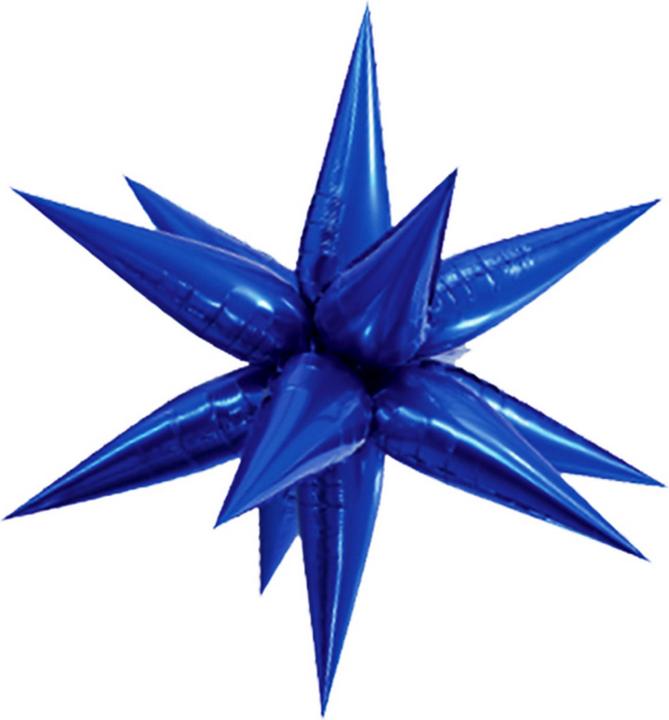 Produktbild Unique Party Grosser 100cm Blauer Stern Folien Ballon
