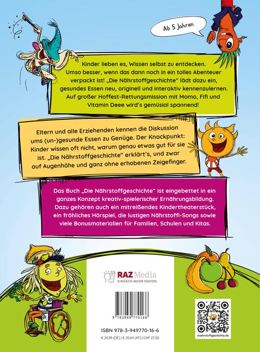 Image du produit Die Nährstoffgeschichte. Begeistert Kinder für gemüsiale Superkräfte! (Allemand, Maren Bucec, 2024)