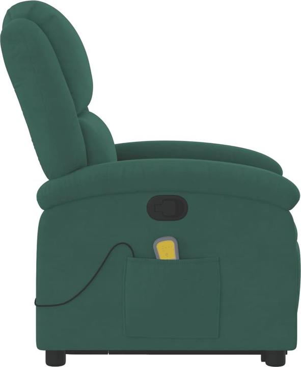 Actual product image VidaXL Massage chair with stand-up aid velvet