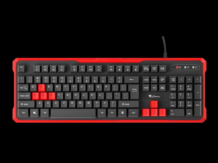 Actual product image Genesis RHOD 110 Keyboard USB QWERTY US International (US, Cable)