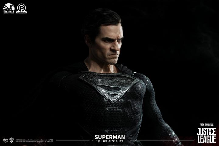Immagine prodotto Infinity Studios Snyder's Justice League "Superman - Versione Nera" 1/1 Busto a grandezza naturale