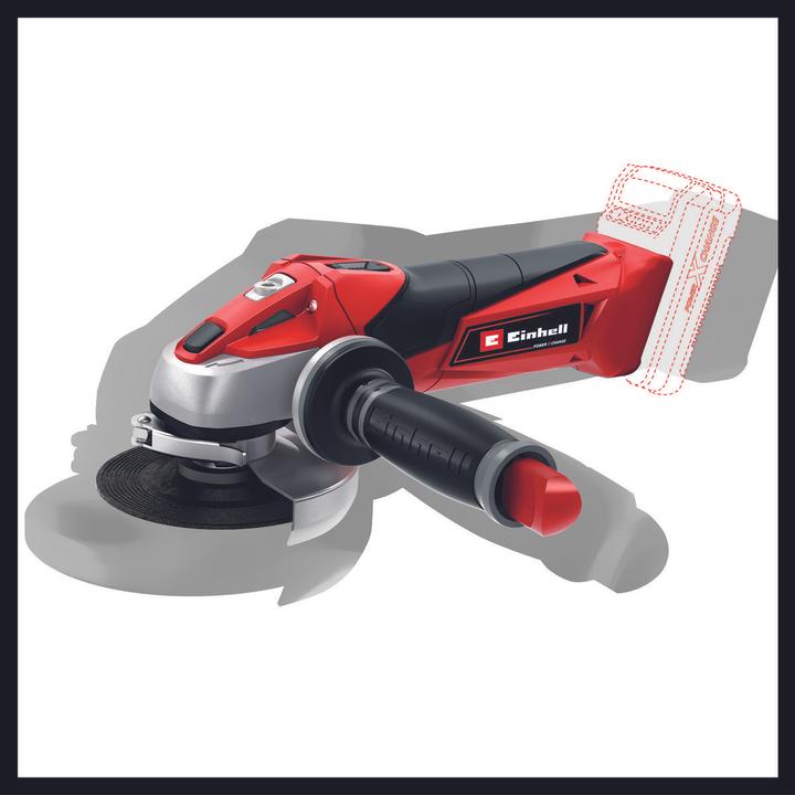 Actual product image Einhell TE-AG 18 Li Solo (115 mm)