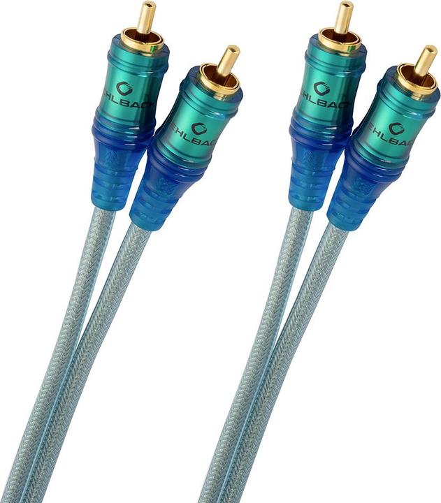Produktbild Oehlbach NF Audio Cinchkabel ICE BLUE, 2 m (2 m, Cinch)