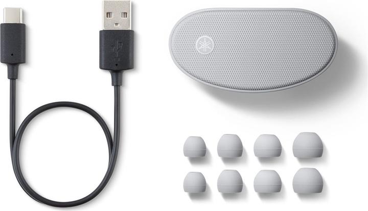 Immagine prodotto Yamaha TW-E5B-GY cuffie wireless TWS, colore grigio (ANC, 30 h, Cablato)