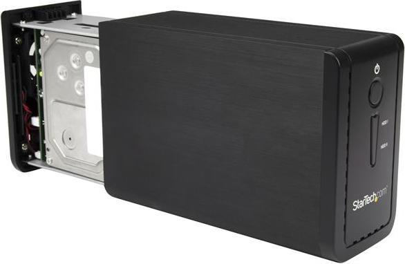 Immagine prodotto StarTech Contenitore Per Dischi HDD 3.5in Doppio (3.5")