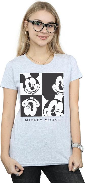 Actual product image Disney Womens/Ladies Mickey Mouse Wink Cotton T-Shirt (S)