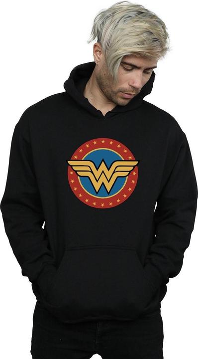 Actual product image Mens Wonder Woman Circle Logo Hoodie (M)