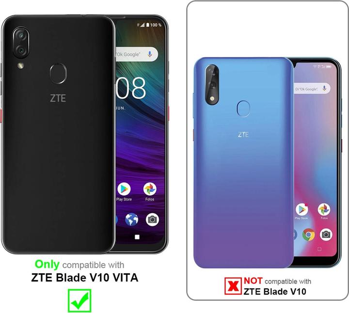 Produktbild Cadorabo Book Invisible Magnet Cover (ZTE Blade V10 Vita)