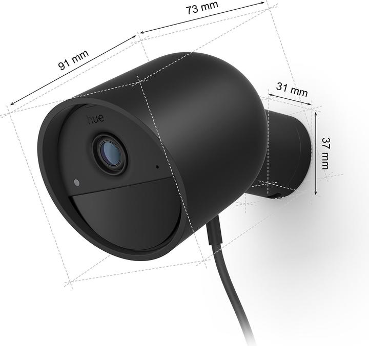 Actual product image Philips Hue Secure Wired Camera (1920 x 1080 Pixels)