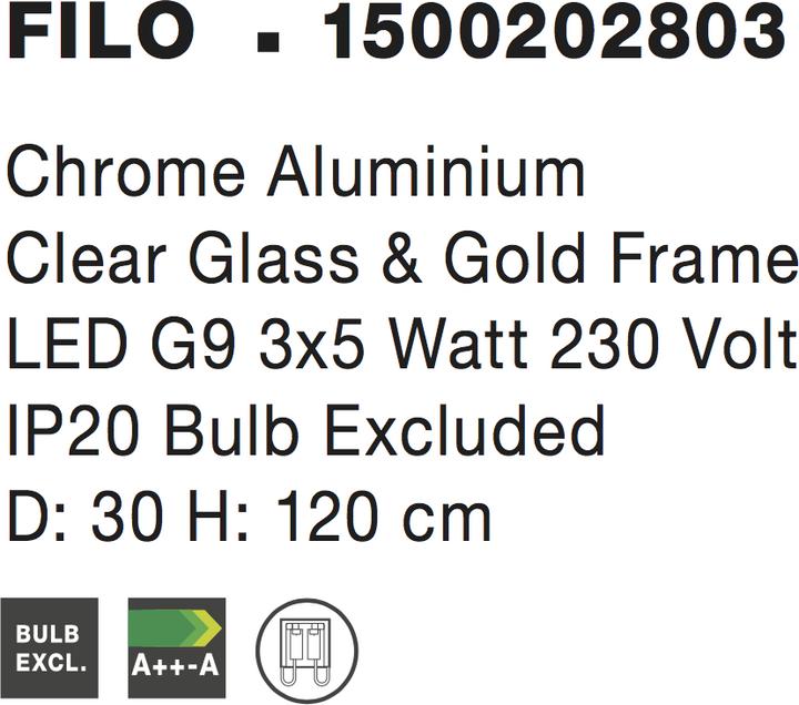 Produktbild Nova Luce Filo (G9)