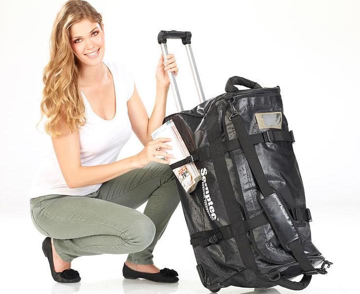 Actual product image Semptec 2in1 trolley travel bag made of tearproof truck tarpaulin, 100 l