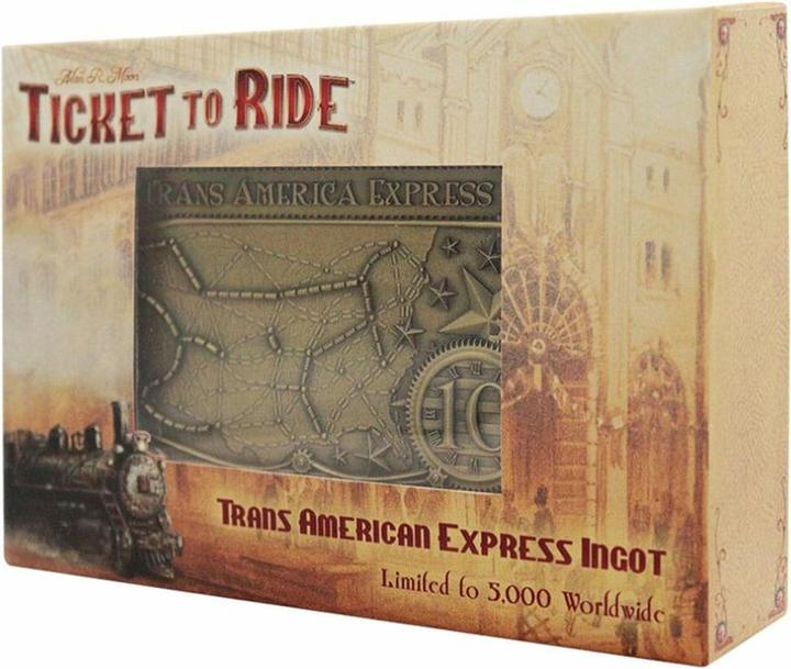 Actual product image Fanattik Ticket to Ride Ingot Trans America Express Limited Edition