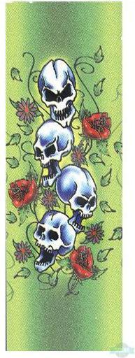 Produktbild Tamar Filterpapier schmal Skull/Rosen nicht perforiert