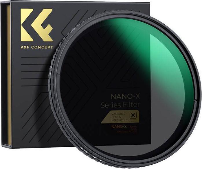 Actual product image K&F Concept Filter Nano-X 82 mm XV38 (82 mm, Neutral density filter)