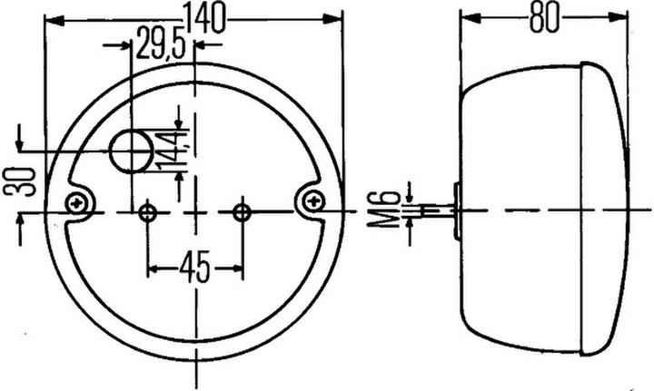 Actual product image Hella Tail light bulb technology for ATLAS