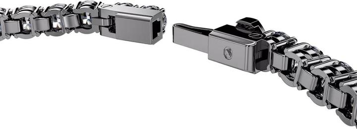 Produktbild Swarovski Matrix Tennis Armband Rundschliff Grau (17.50 cm, Swarovski Metall)