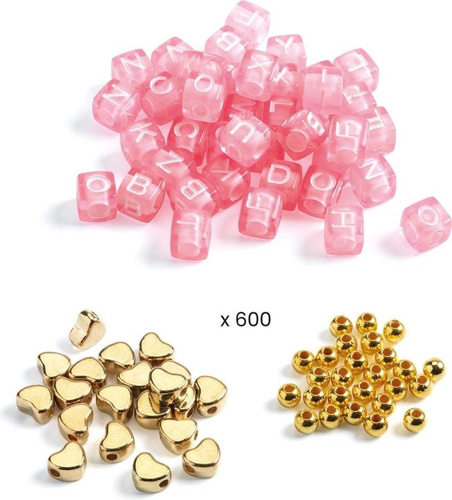 Actual product image Djeco Alphabet beads