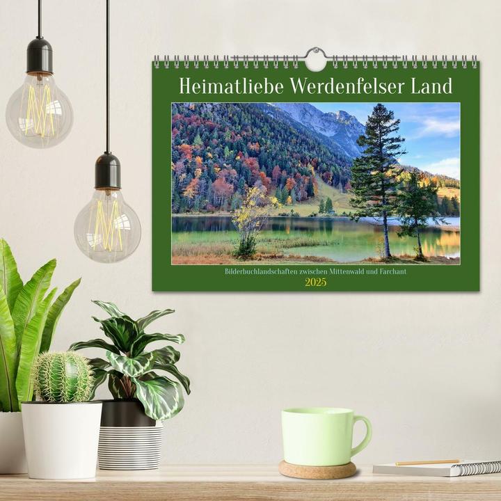 Actual product image Heimatliebe Werdenfelser Land - Bilderbuchlandschaften zwischen Mittenwald und Farchant (Wandka (A4, German)