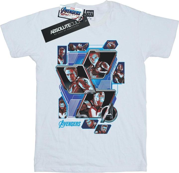 Actual product image Mens Avengers Endgame Hero Panels T-Shirt (M)