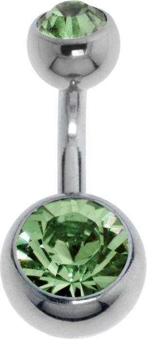 Bijouteria Bauchpiercing (Edelstahl, Zirkonia)