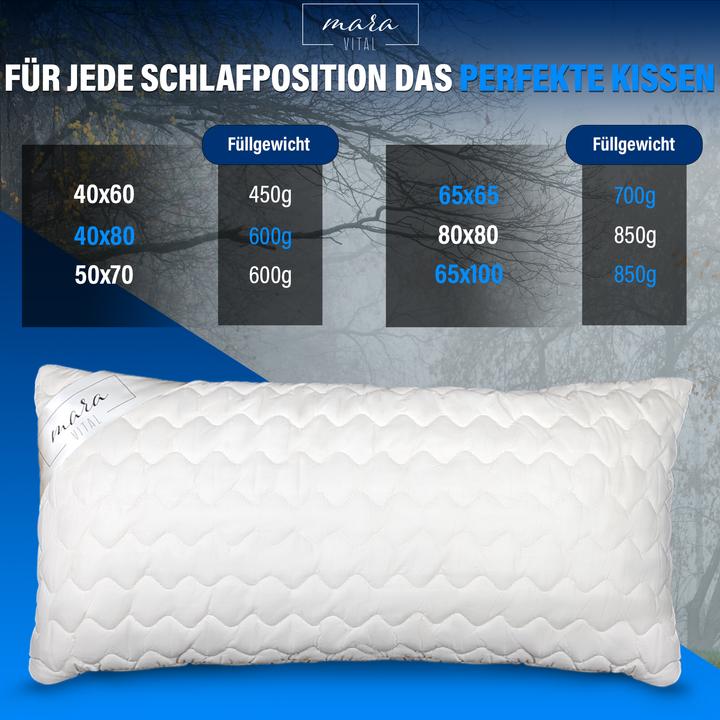 Immagine prodotto Mara Vital Cuscino Kapok (40 x 80 cm)