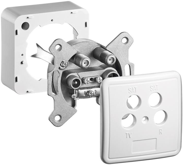 Immagine prodotto Goobay Set completo: stub dell'antenna/presa terminale (Presa d'antenna)